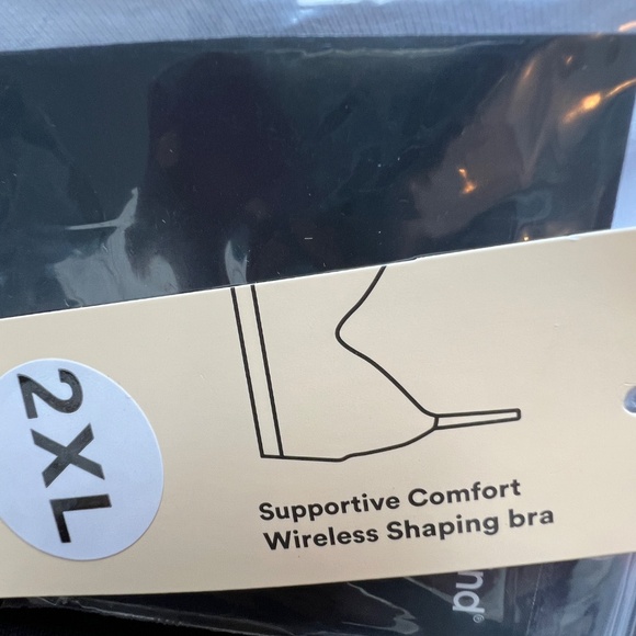 Truekind Bra Supportive Comfort Wireless Shaping White 2XL New w. Bra Extender - Picture 5 of 7